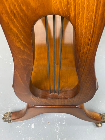 Console vintage "Lyre" de style Empire, années 60